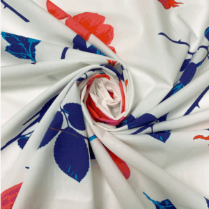 White Cotton Fabric LC03