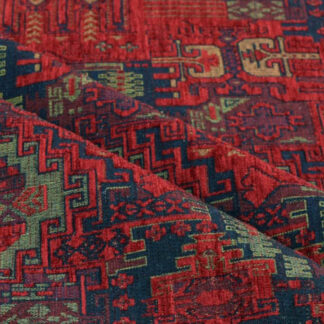 Red Jacquard Fabric By The yard DJ11