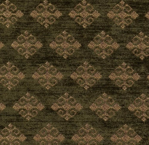 Fabric by the yard with Green pattern FJ09 - Image 2