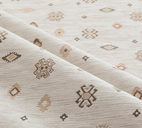 Champagne Jacquard Fabric FJ05