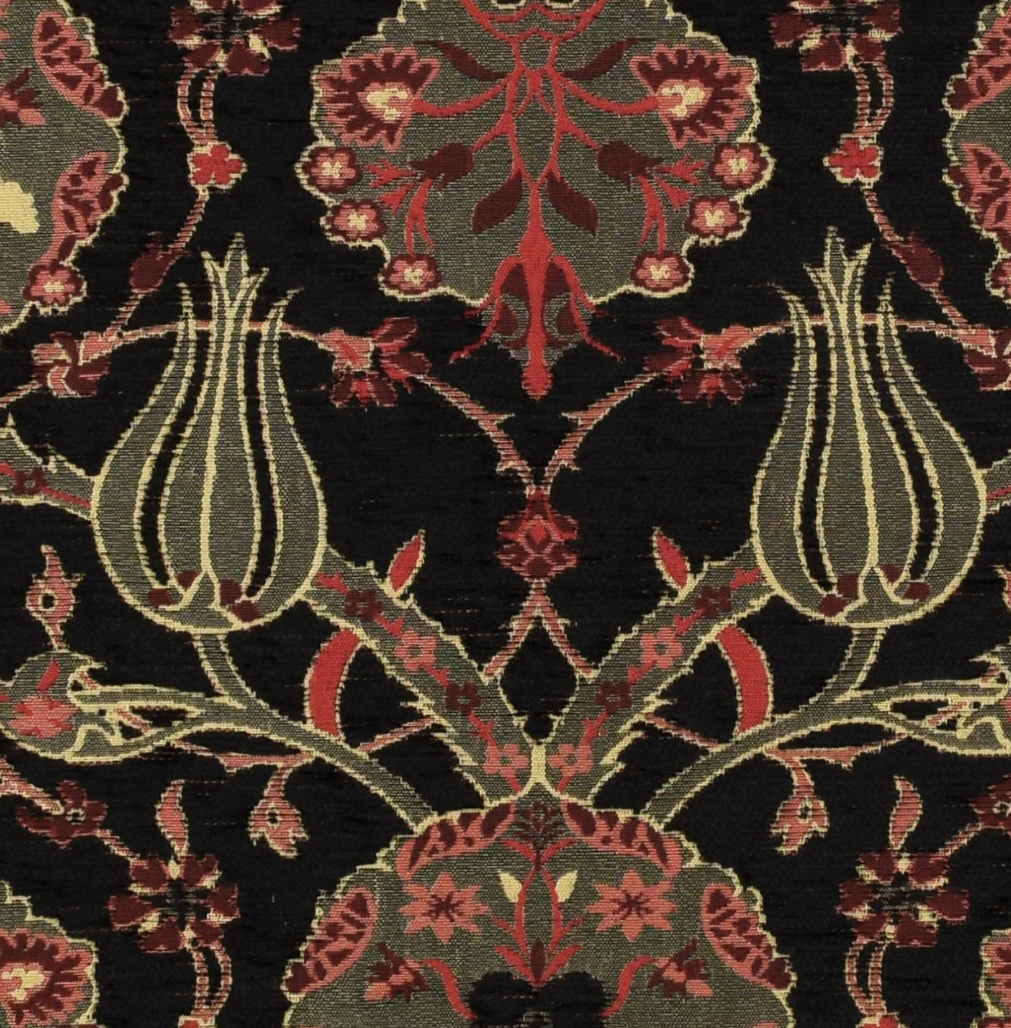Jacquard Fabric Black With Little Patterns DJ09 - Image 2