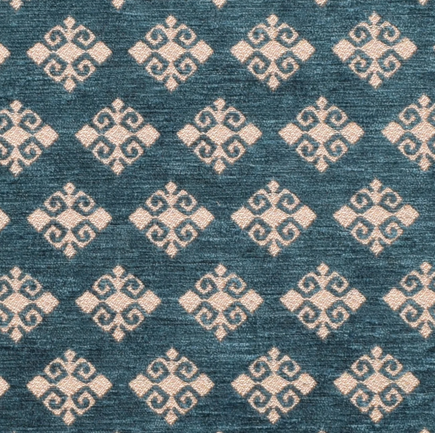 Jacquard Fabric Green | 2 brand Fabric logos together GJ05 - Image 2