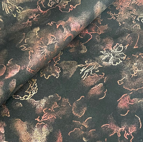 Black Leather Fabric by the yard ML08 (Copy) - Image 2
