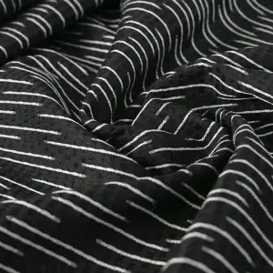 Dark Gray Jacquard fabric with lighter contour lines on pattern! DJ02