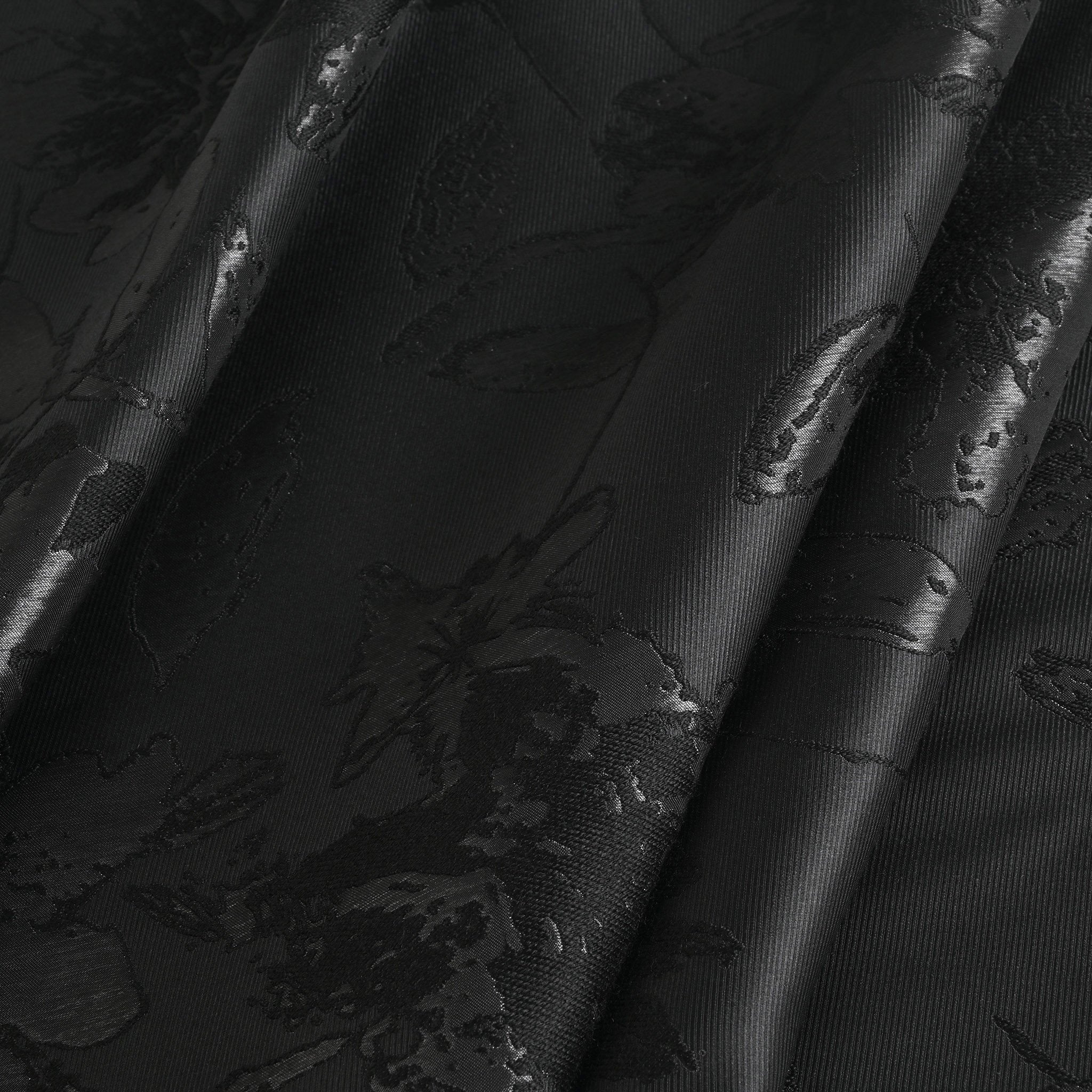 Black Dior Fabric for Shoes, Sewing DJ19