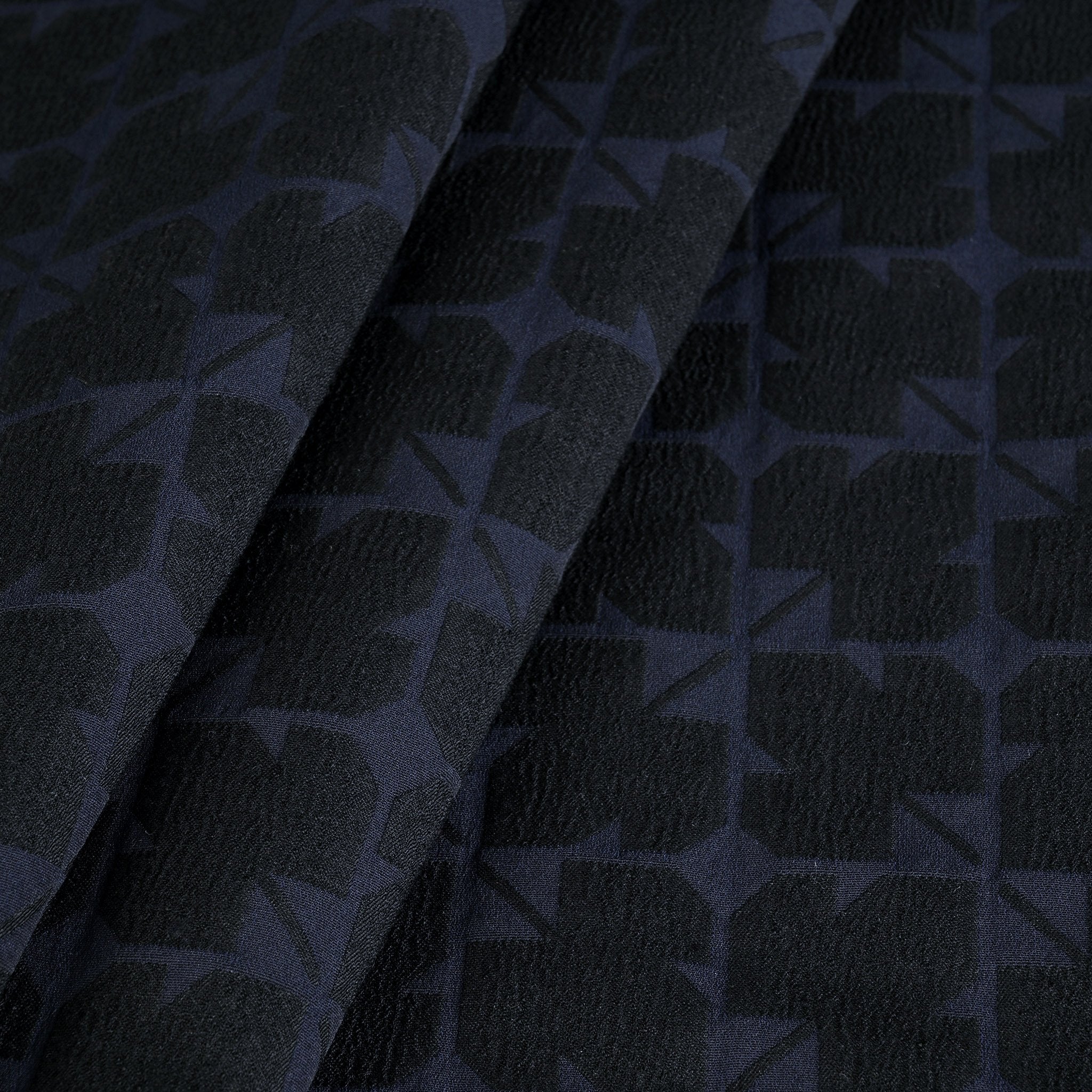 Jacquard Fabric NAVY DJ07