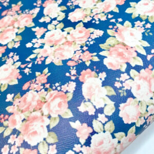 Artificial Leather Fabric By The Yard NAVY LL54