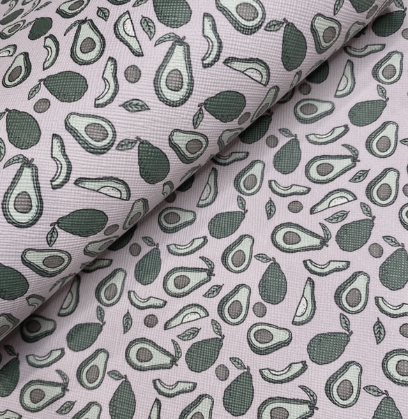 Leather Fabric Gray by the yard GL09