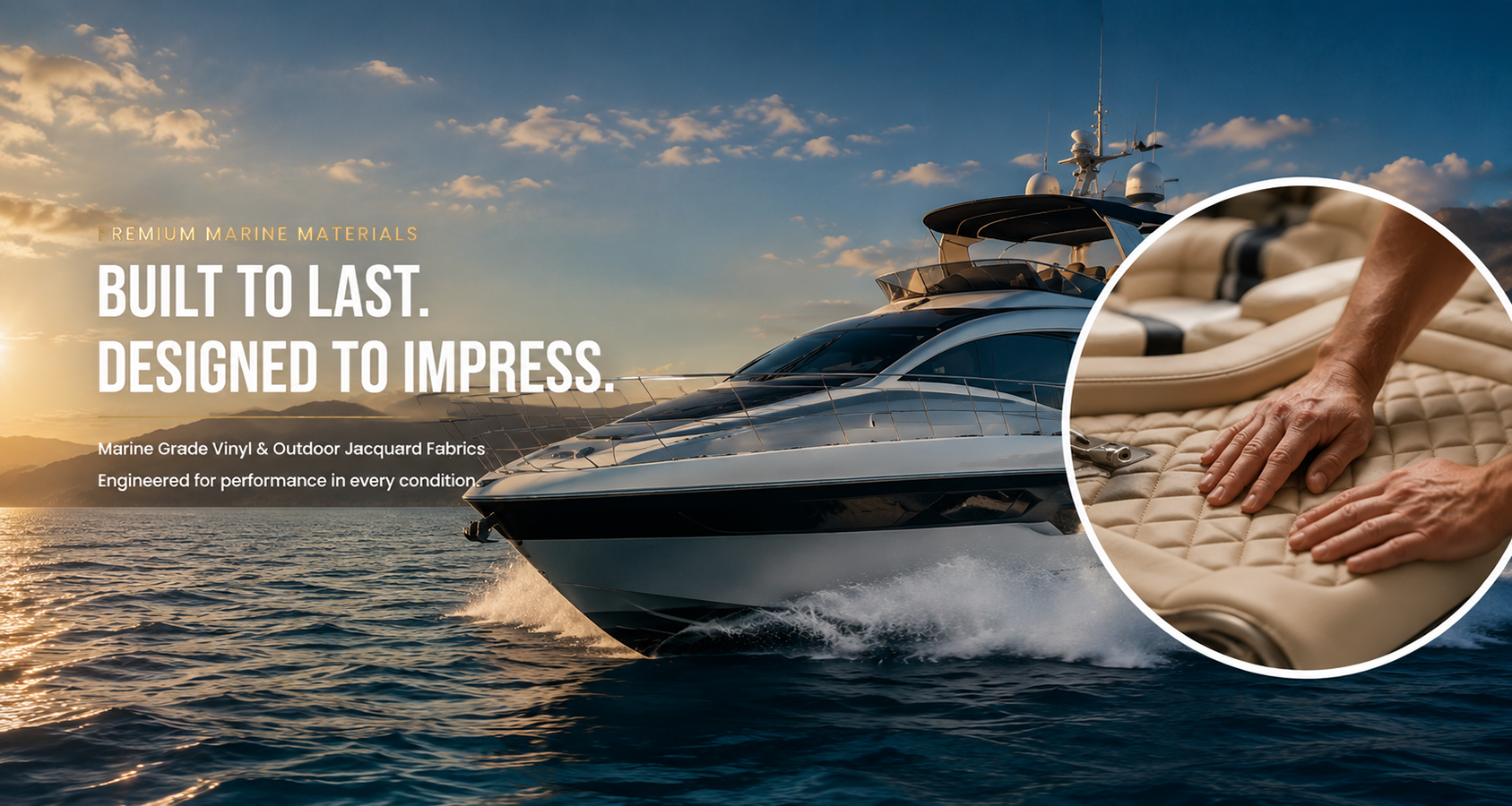 Marine Grade Vinyl and Outdoor Jacquard Fabrics